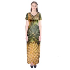 Pineapple 1 Short Sleeve Maxi Dress by trendistuff