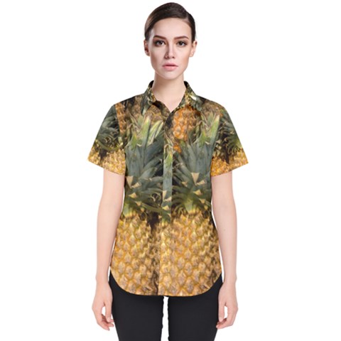 Pineapple 1 Women s Short Sleeve Shirt by trendistuff