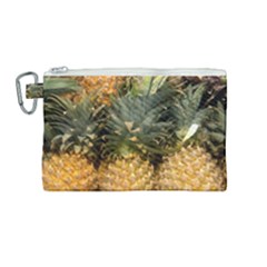 Pineapple 1 Canvas Cosmetic Bag (medium) by trendistuff