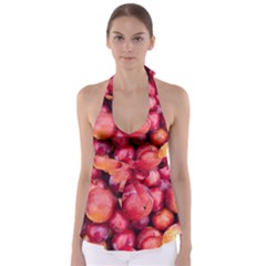 Plums 1 Babydoll Tankini Top by trendistuff