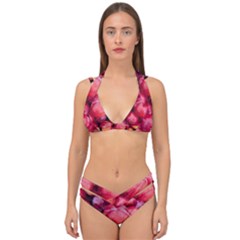 Plums 1 Double Strap Halter Bikini Set by trendistuff