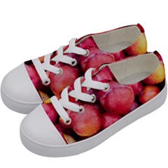 Plums 1 Kids  Low Top Canvas Sneakers by trendistuff