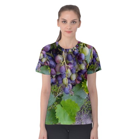 Grapes 2 Women s Cotton Tee by trendistuff