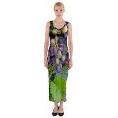 Grapes 2 Fitted Maxi Dress by trendistuff