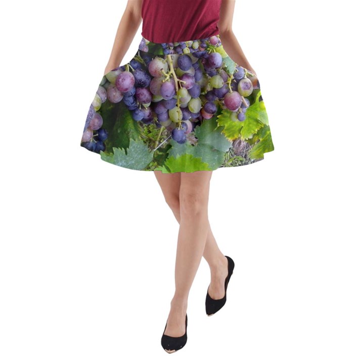 GRAPES 2 A-Line Pocket Skirt