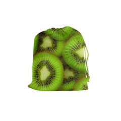 Kiwi 1 Drawstring Pouches (medium)  by trendistuff