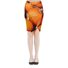 Pumpkins 1 Midi Wrap Pencil Skirt by trendistuff