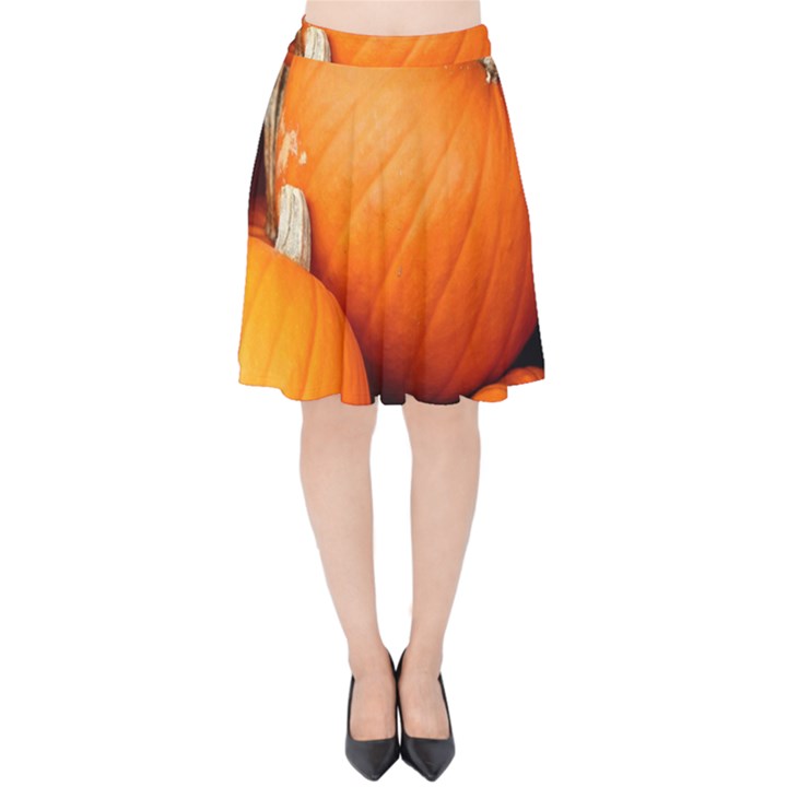 PUMPKINS 1 Velvet High Waist Skirt