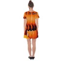 PUMPKINS 1 Drop Hem Mini Chiffon Dress View2