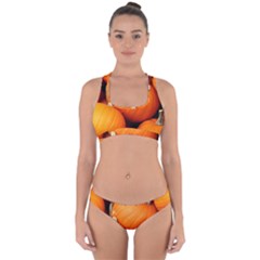 Pumpkins 1 Cross Back Hipster Bikini Set by trendistuff