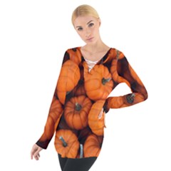 Pumpkins 2 Tie Up Tee by trendistuff