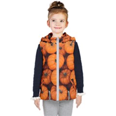 Pumpkins 2 Kid s Hooded Puffer Vest by trendistuff