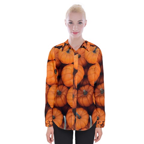 Pumpkins 2 Womens Long Sleeve Shirt by trendistuff