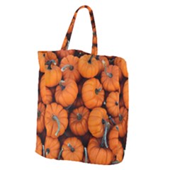 Pumpkins 2 Giant Grocery Zipper Tote by trendistuff