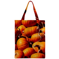 Pumpkins 3 Zipper Classic Tote Bag by trendistuff