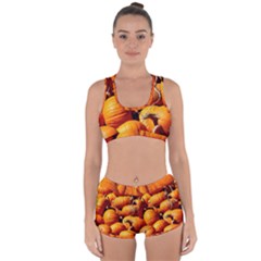 Pumpkins 3 Racerback Boyleg Bikini Set by trendistuff