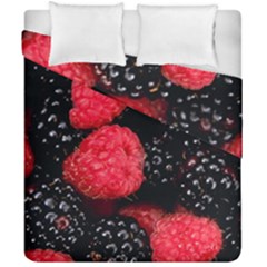 Raspberries 1 Duvet Cover Double Side (california King Size) by trendistuff