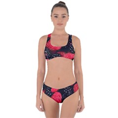 Raspberries 1 Criss Cross Bikini Set by trendistuff