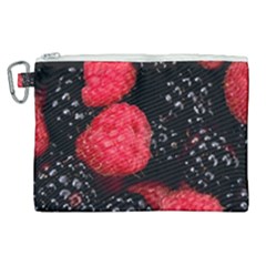 Raspberries 1 Canvas Cosmetic Bag (xl) by trendistuff