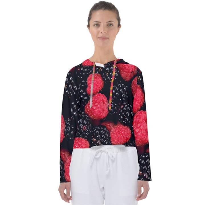 RASPBERRIES 1 Women s Slouchy Sweat