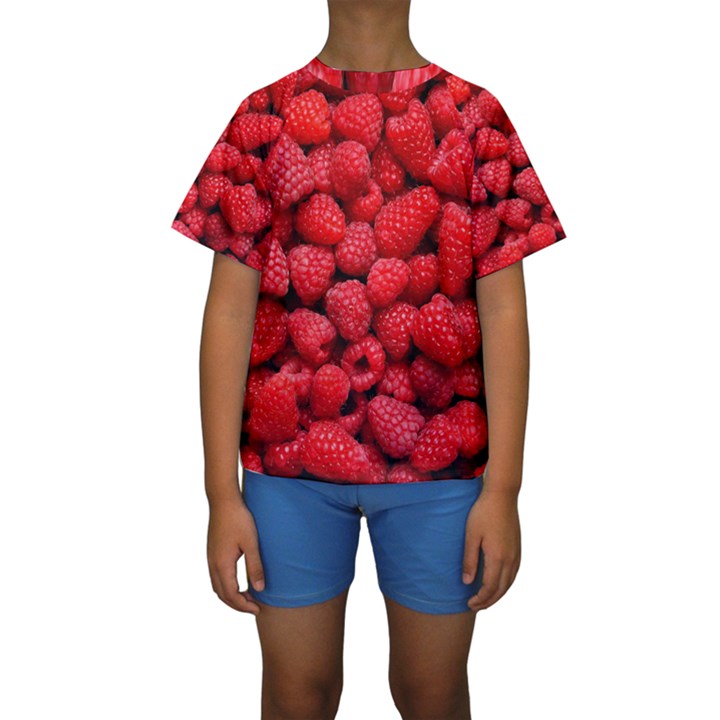 RASPBERRIES 2 Kids  Short Sleeve Swimwear