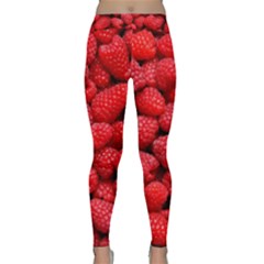 Raspberries 2 Classic Yoga Leggings by trendistuff