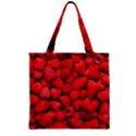 RASPBERRIES 2 Zipper Grocery Tote Bag View2