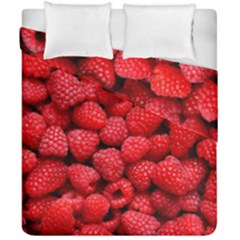 Raspberries 2 Duvet Cover Double Side (california King Size) by trendistuff