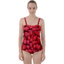 RASPBERRIES 2 Twist Front Tankini Set View1