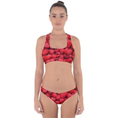 Raspberries 2 Cross Back Hipster Bikini Set by trendistuff