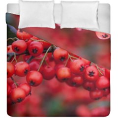 Red Berries 1 Duvet Cover Double Side (king Size) by trendistuff