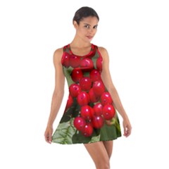 Red Berries 2 Cotton Racerback Dress by trendistuff