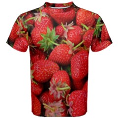 Strawberries 1 Men s Cotton Tee by trendistuff