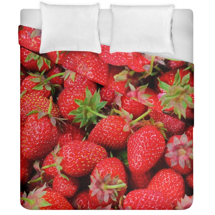 STRAWBERRIES 1 Duvet Cover Double Side (California King Size)