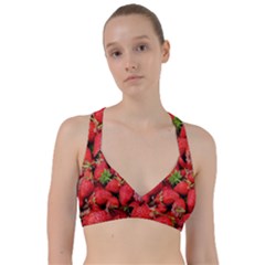 Strawberries 1 Sweetheart Sports Bra by trendistuff