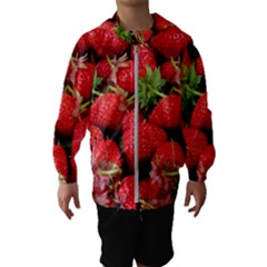 Strawberries 1 Hooded Wind Breaker (kids)