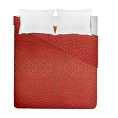 Strawberries 2 Duvet Cover Double Side (full/ Double Size) by trendistuff