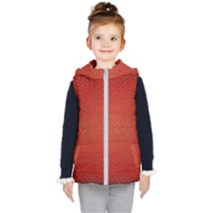 Strawberries 2 Kid s Hooded Puffer Vest by trendistuff