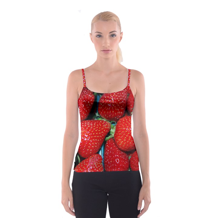 STRAWBERRIES 3 Spaghetti Strap Top