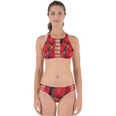 Strawberries 3 Perfectly Cut Out Bikini Set by trendistuff