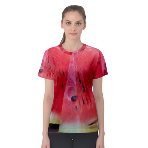 Watermelon 1 Women s Sport Mesh Tee by trendistuff