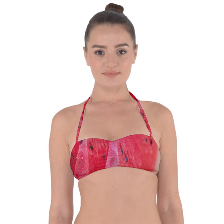 WATERMELON 1 Halter Bandeau Bikini Top