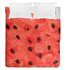 Watermelon 3 Duvet Cover Double Side (queen Size) by trendistuff