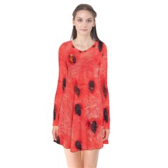 Watermelon 3 Flare Dress by trendistuff