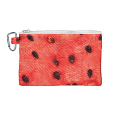 Watermelon 3 Canvas Cosmetic Bag (medium) by trendistuff