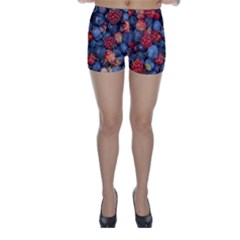 Wild Berries 1 Skinny Shorts by trendistuff