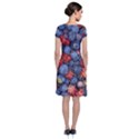 WILD BERRIES 1 Short Sleeve Front Wrap Dress View2