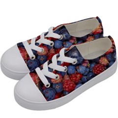 Wild Berries 1 Kids  Low Top Canvas Sneakers by trendistuff