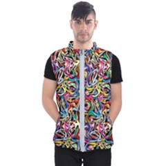 Artwork By Patrick-colorful-8 Men s Puffer Vest