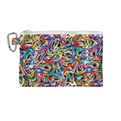 Artwork By Patrick-colorful-8 Canvas Cosmetic Bag (medium) by ArtworkByPatrick